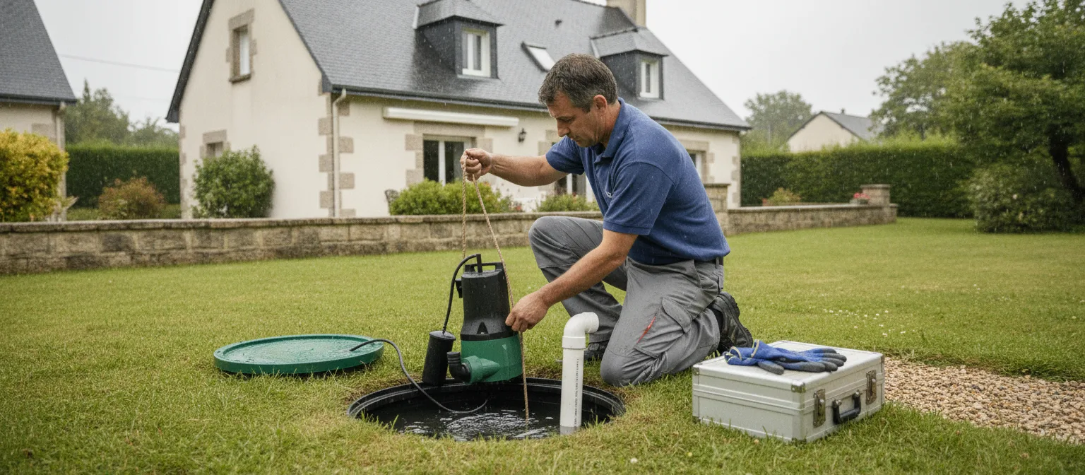 Dépannage pompe de relevage Clisson – méthode / geste technique